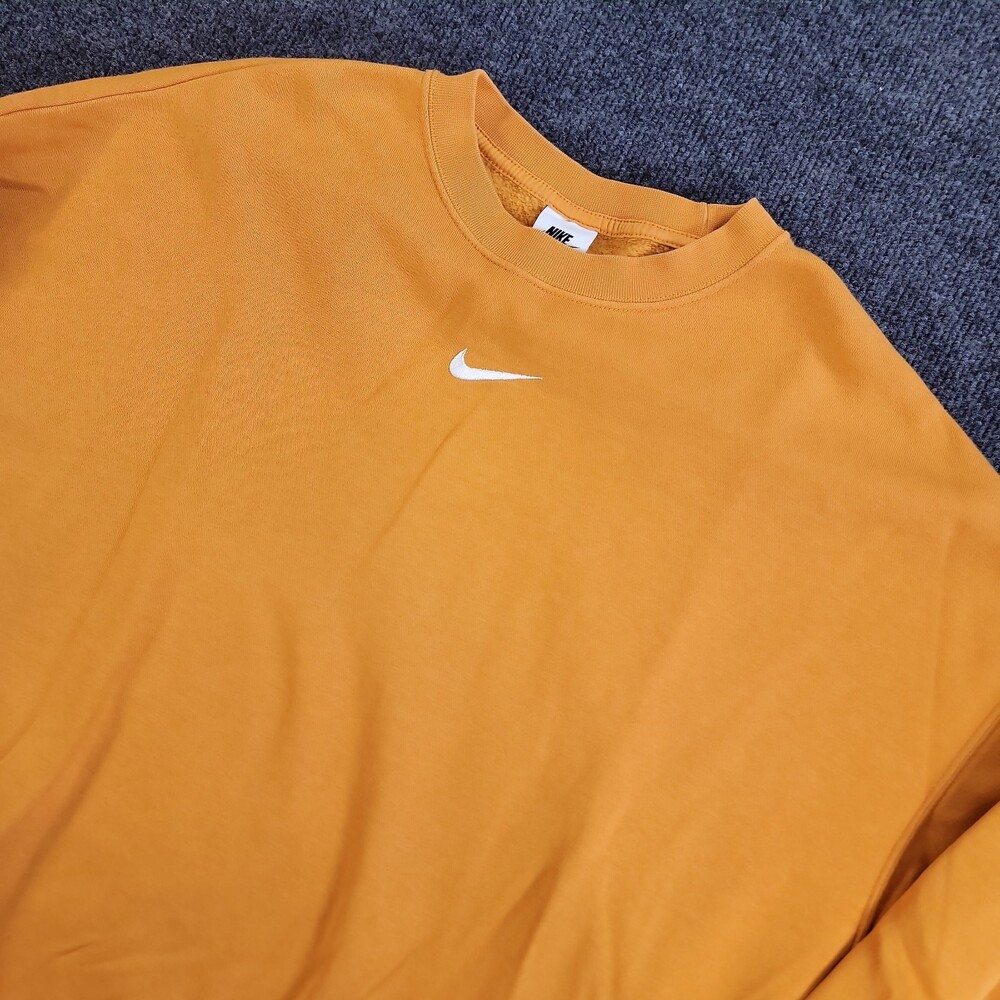 Nike Women's Sportswear Phoenix Fleece Oversized Crewneck Sweatshirt XS Orange